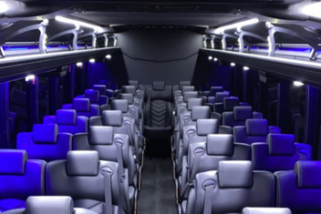 Colorado Springs Charter Bus Interior