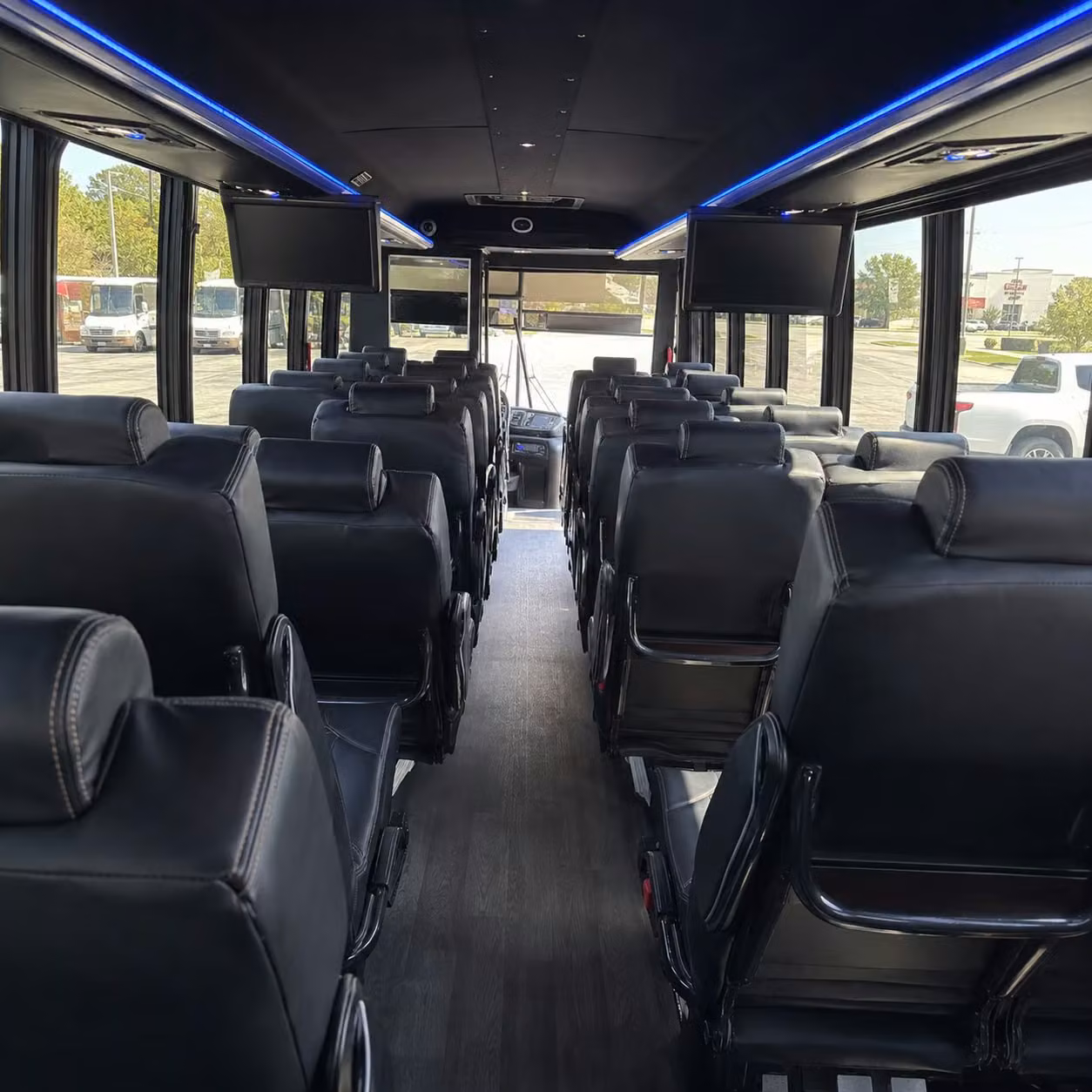 25 passenger minibus inside