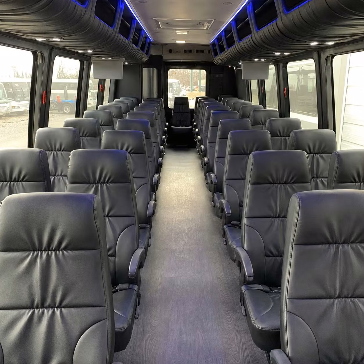 30 passenger minibus inside