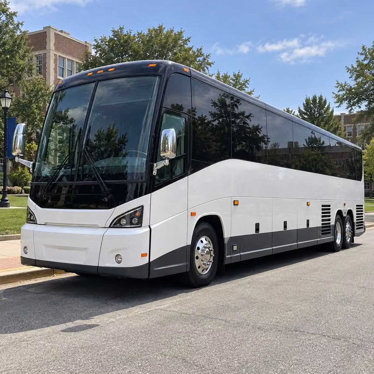 a charter bus rental handles large colorado springs prom groups without breaking a sweat