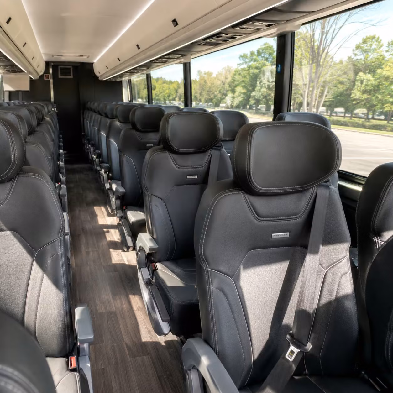 colorado springs charter bus rental inside